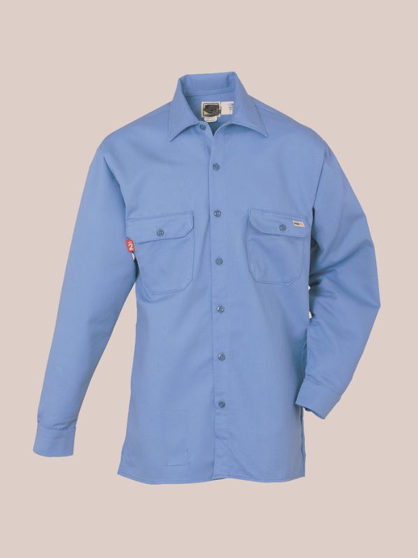 Flame resistant work shirt