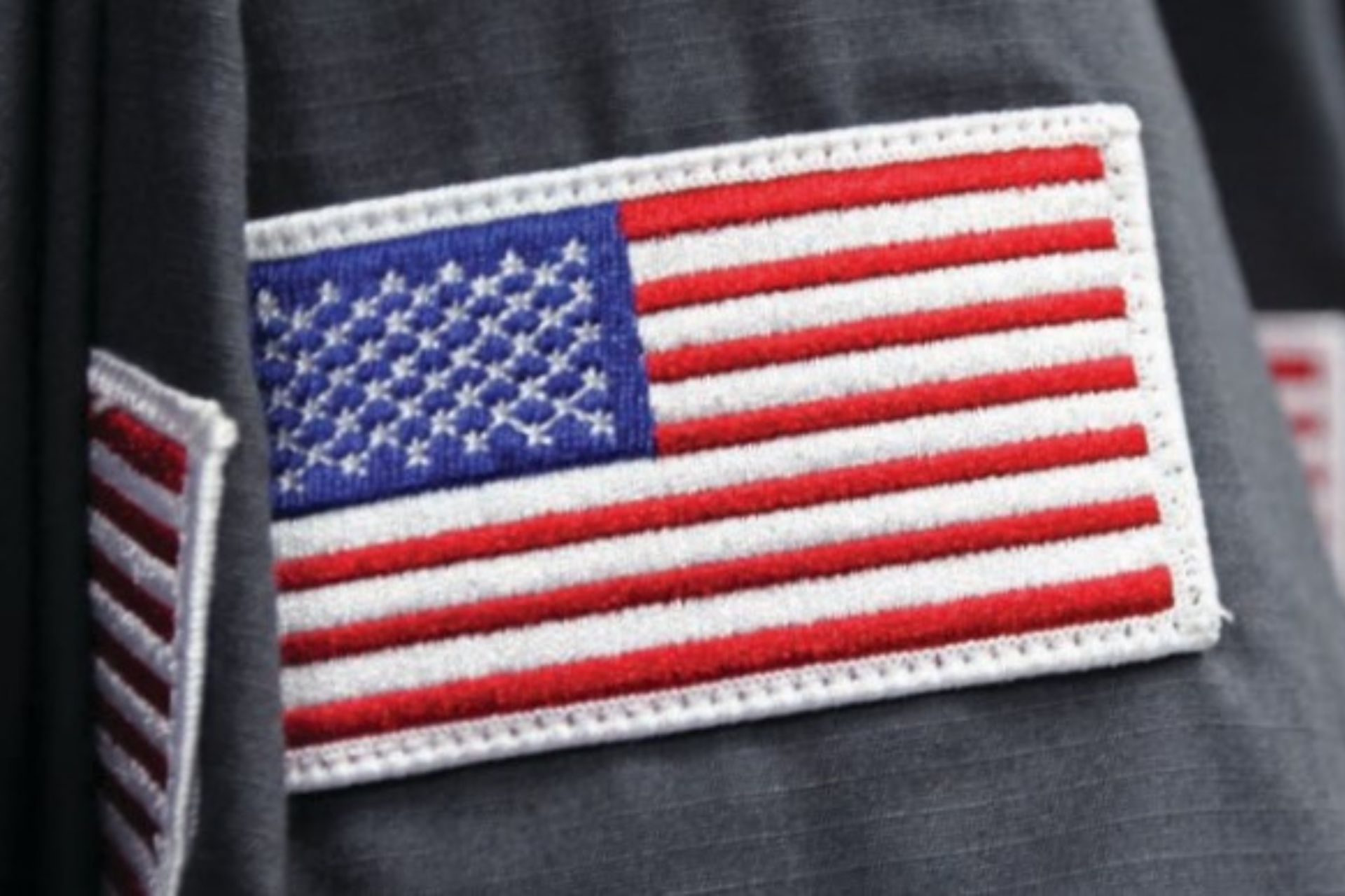 American flag patch for workwear