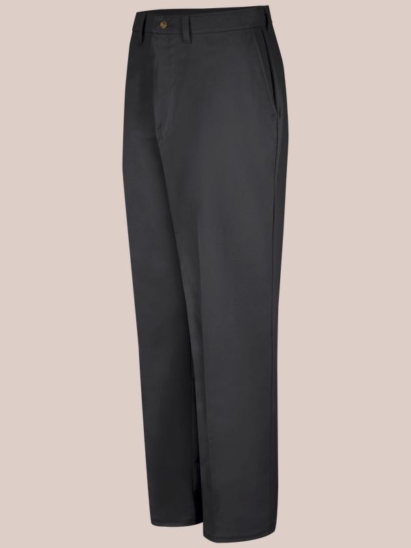 Plain Front Cotton Pant