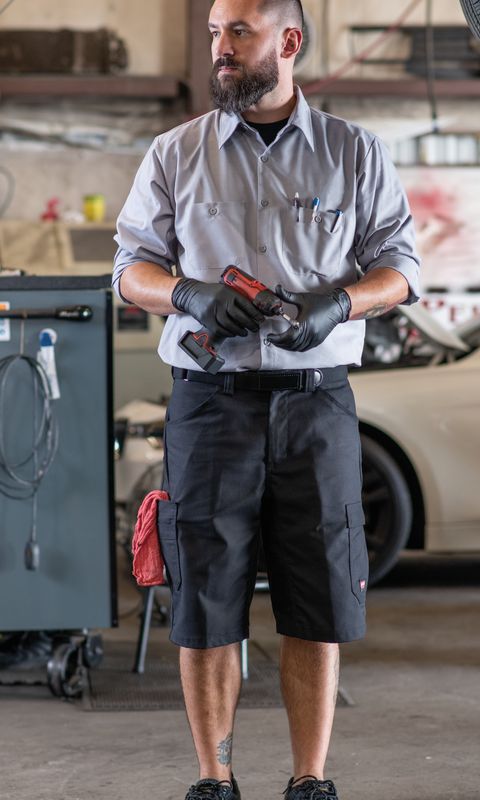 work shorts uniforms