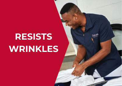 wrinkle resisting housekeeping cleaning uniforms